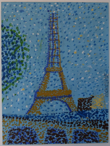 Georges Seurat<br />Torre Eiffel (1889)