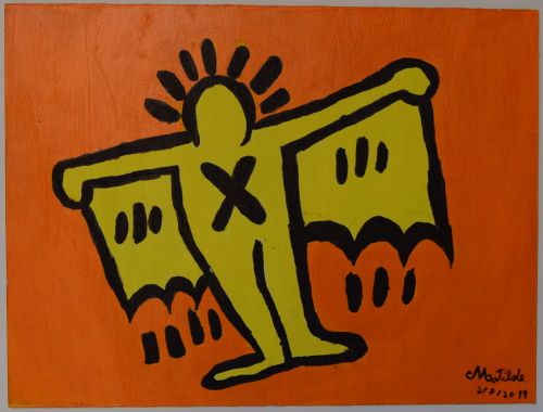 Keith Haring<br />Demónio Voador (1990)