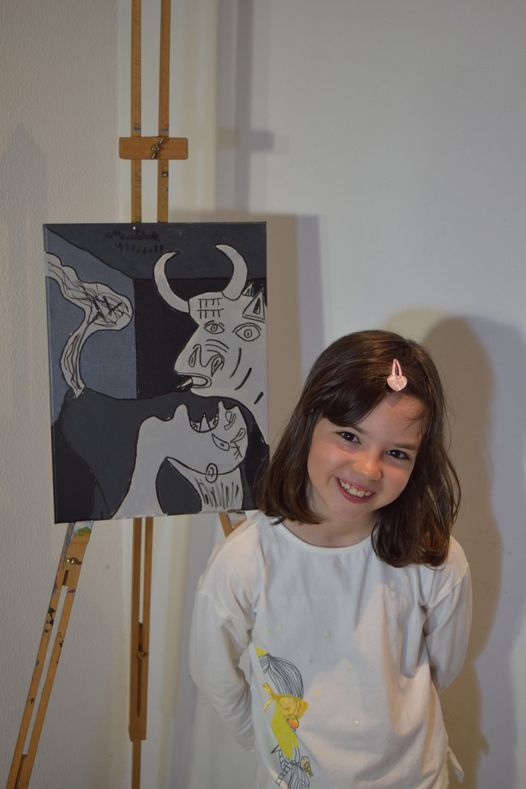 Pablo Picasso<br />pormenor de A Guernica (1937)